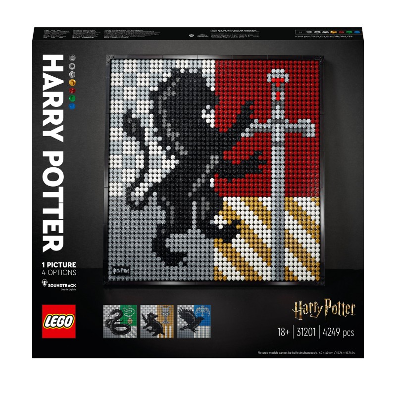 LEGO ART Harry Potter Hogwarts Crests