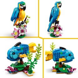 LEGO Creator 3-in-1 Pappagallo esotico Creator
