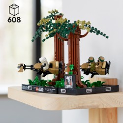 LEGO Star Wars Diorama Inseguimento con lo speeder su Endor 75353