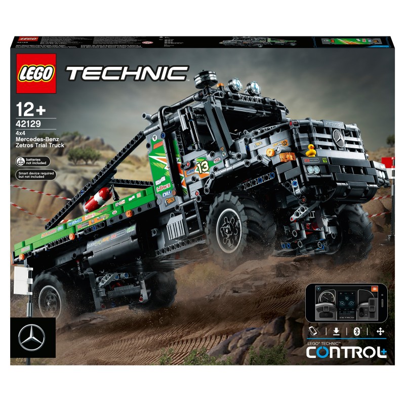 LEGO Camion fuoristrada 4x4 Mercedes-Benz Zetros controllato da app