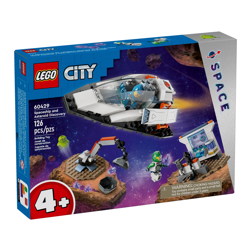 60429 LEGO Navetta spaziale e scoperta di asteroidi