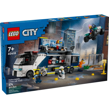 60418 LEGO Camion laboratorio mobile della polizia