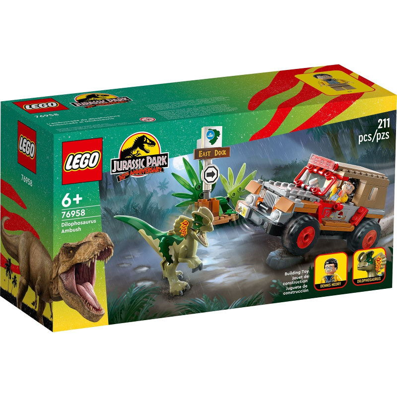 76958 LEGO Jurassic World L’agguato del Dilofosauro