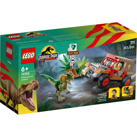 76958 LEGO Jurassic World L’agguato del Dilofosauro